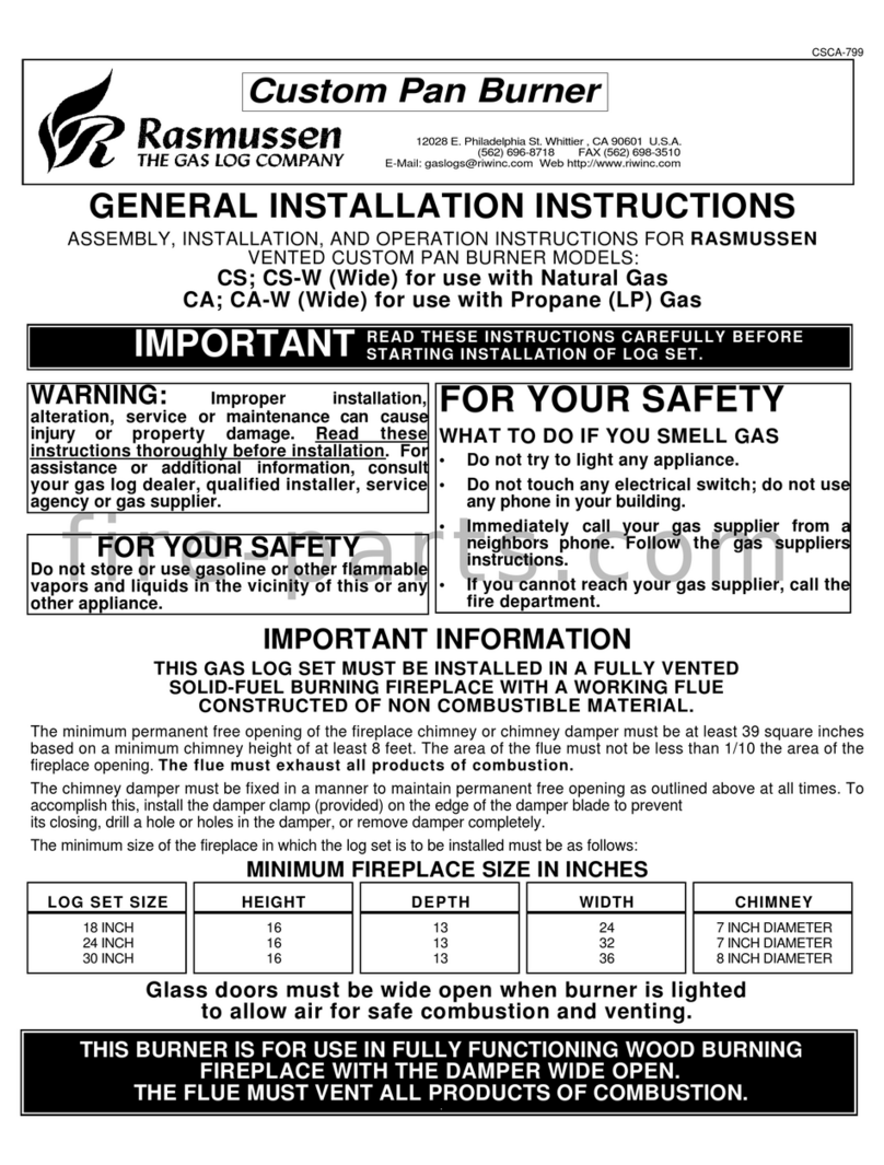 Rasmussen CS General Installation Instructions