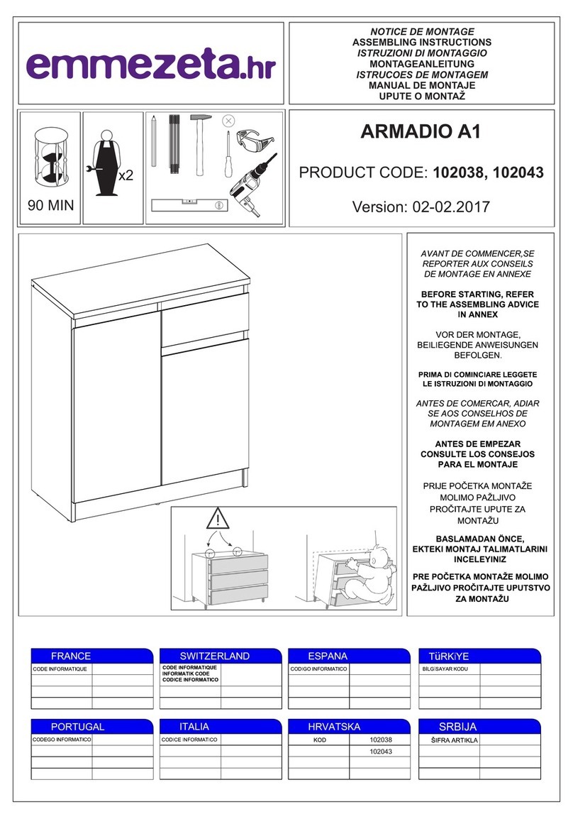 Emmezeta ARMADIO A1 Assembling instructions