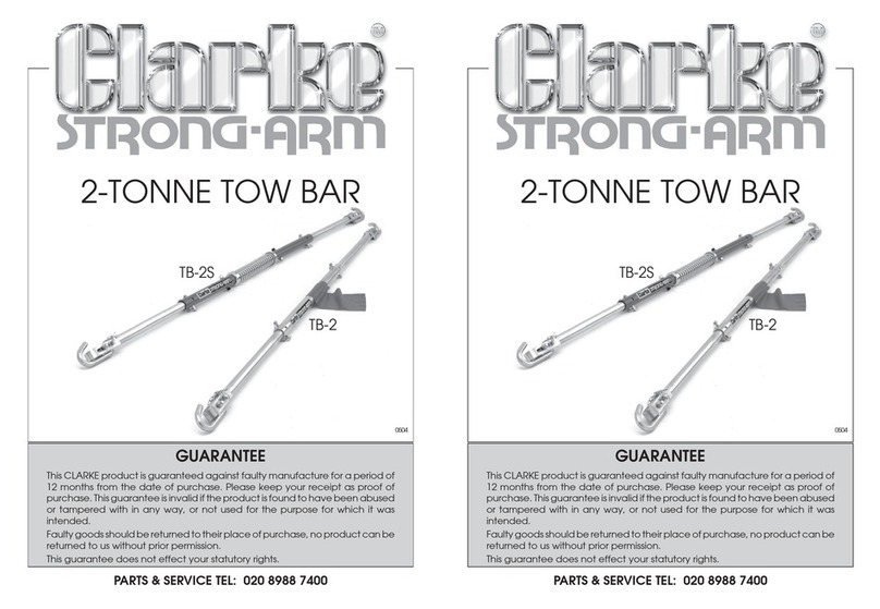 Clarke TB-2S User manual