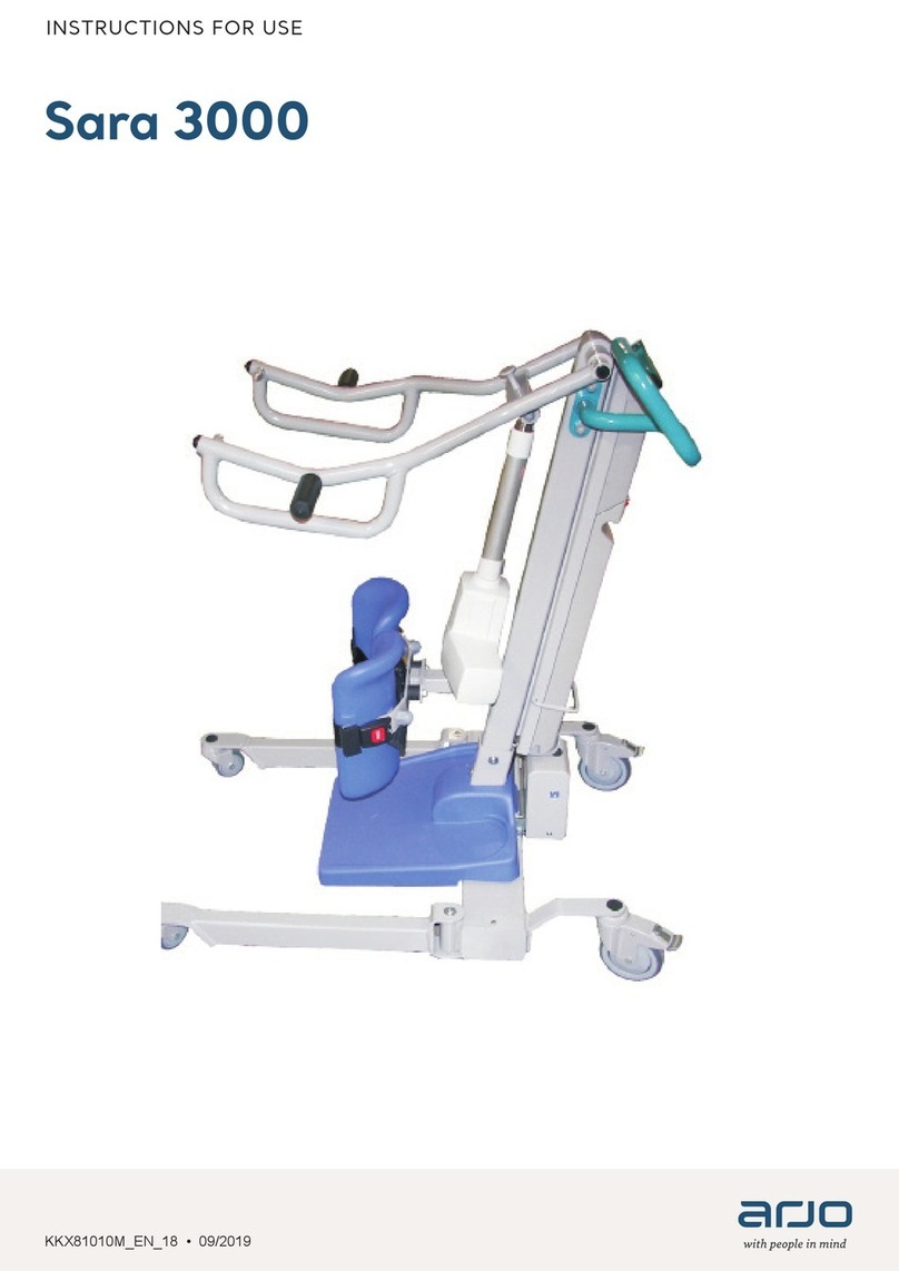 Arjo Sara 3000 Instructions for use Arjo Sara 3000 Instructions for use