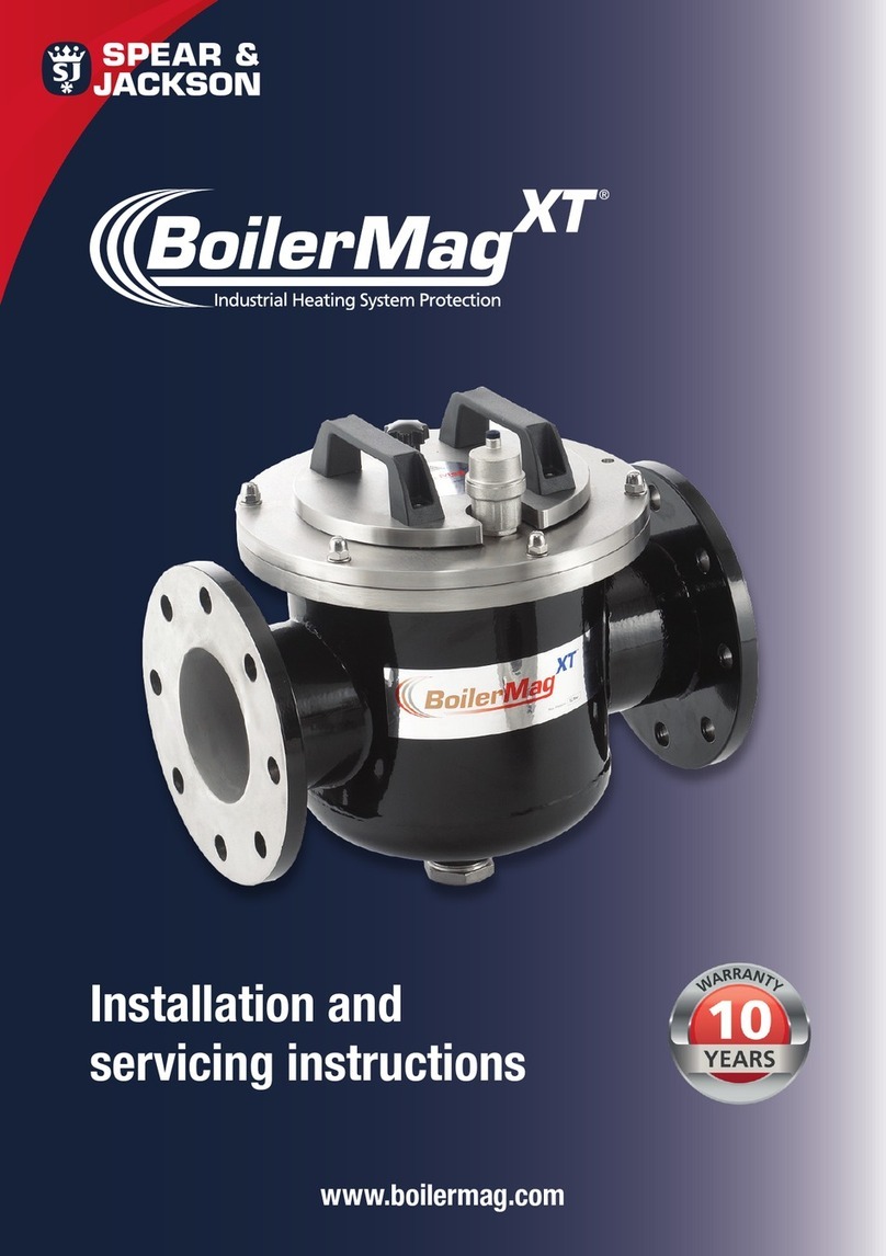 Spear & Jackson BoilerMag XT Series Installation and servicing instructions