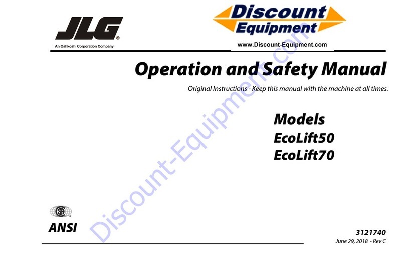 JLG EcoLift70 Operation and safety manual