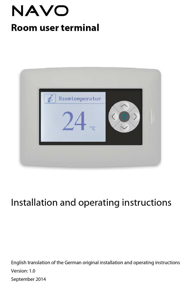 Prozeda NAVO Installation and operating instructions
