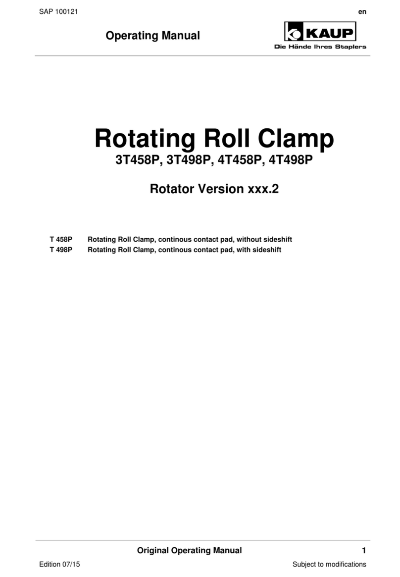 KAUP 3T458P operating manual