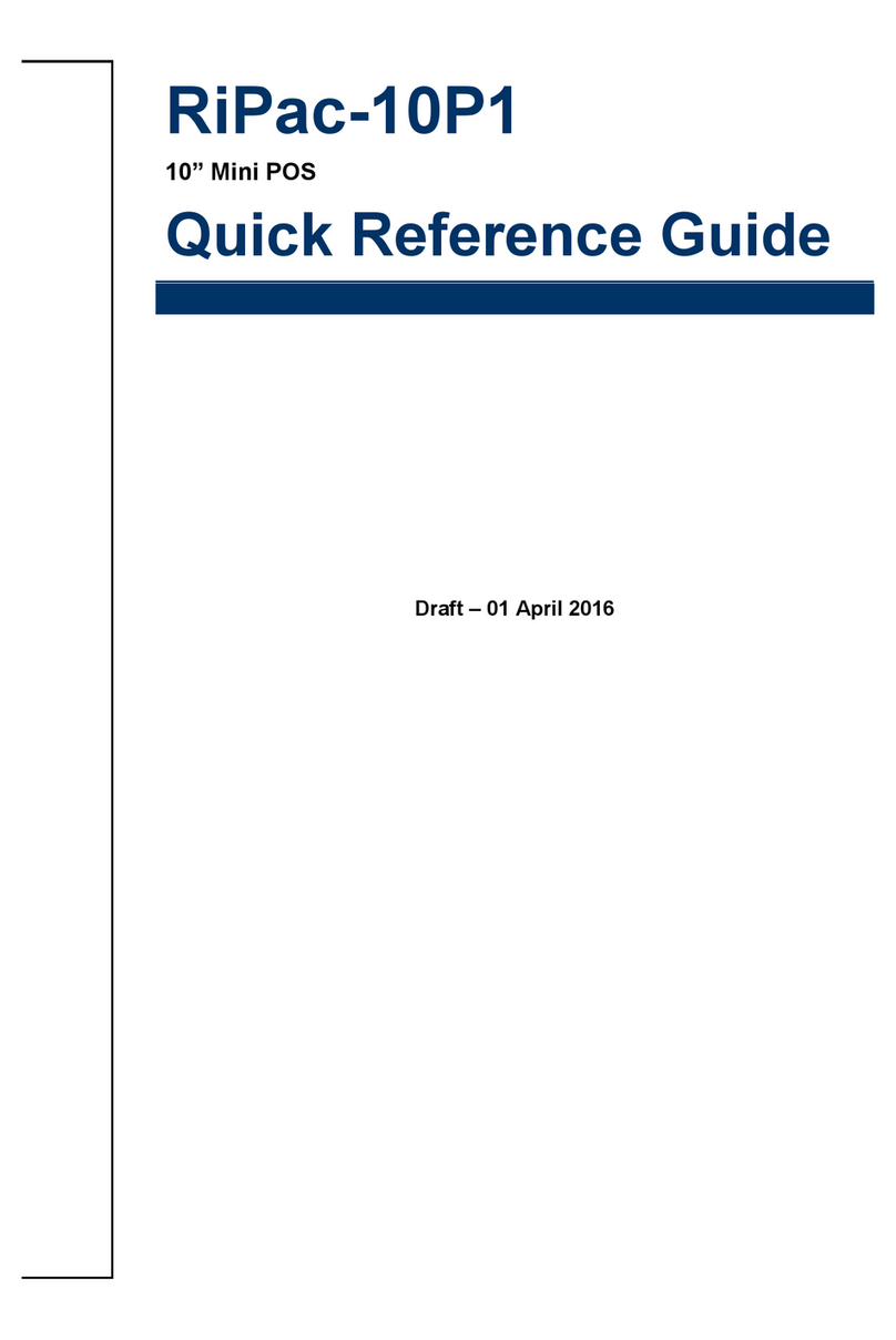 Avalue Technology RiPac-10P1 User manual Avalue Technology RiPac-10P1 User manual