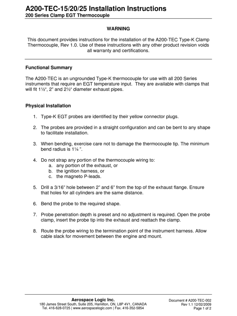 Aerospace Logic 200 Series installation instructions