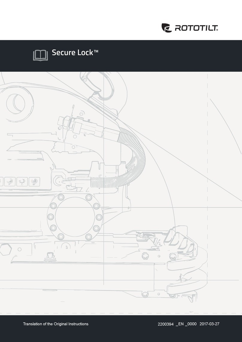 ROTOTILT Secure Lock Translation of the original instructions