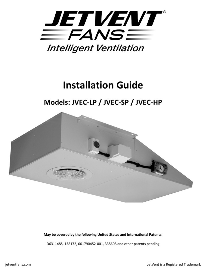 Jetvent Fans JVEC-LP installation guide