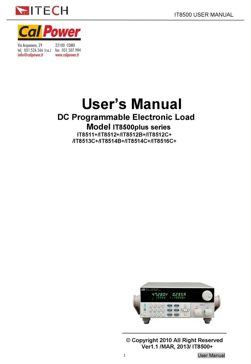 I-Tech IT8500plus Series User manual
