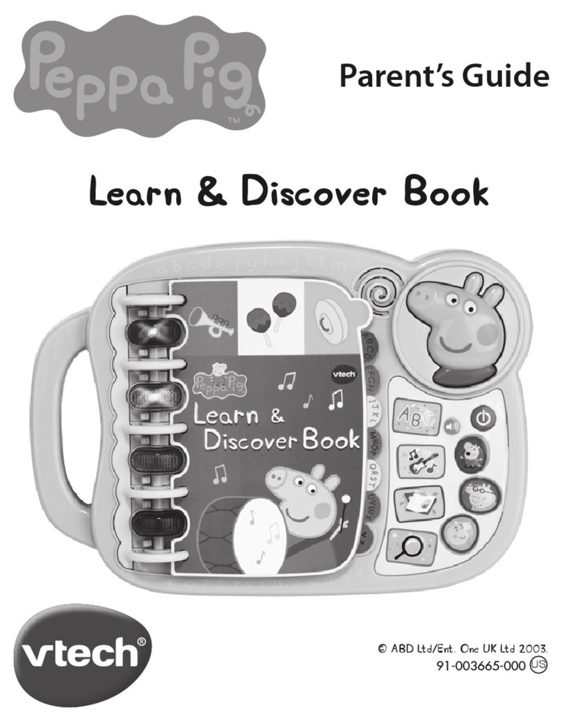V-tech Peppa Pig Learn & Discover Book 5180 Assembly Instructions