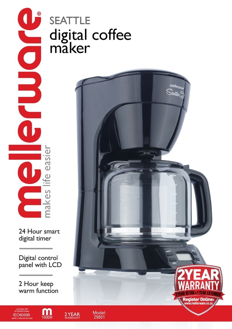 Mellerware 29801 manual