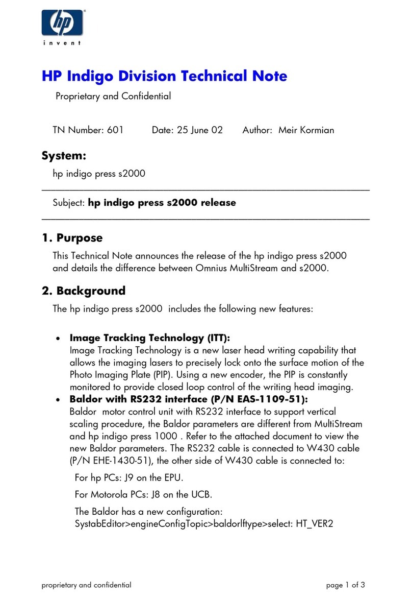 HP Indigo S2000 Instruction Manual HP Indigo S2000 Instruction Manual