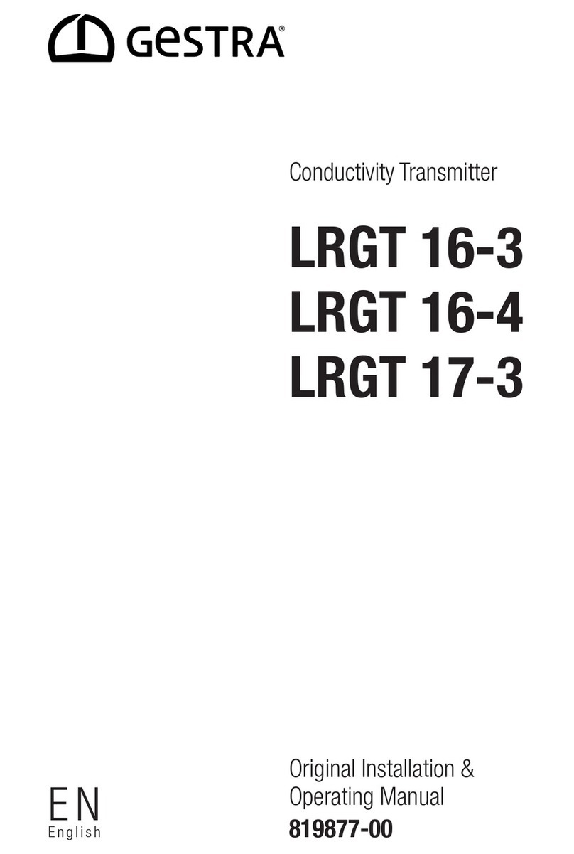 GESTRA LRGT 16-3 Installation & operating manual
