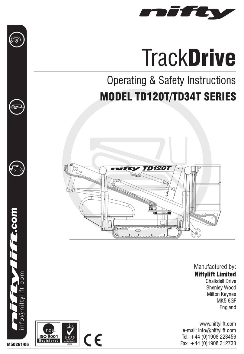 nifty TrackDrive TD120T Series Assembly instructions