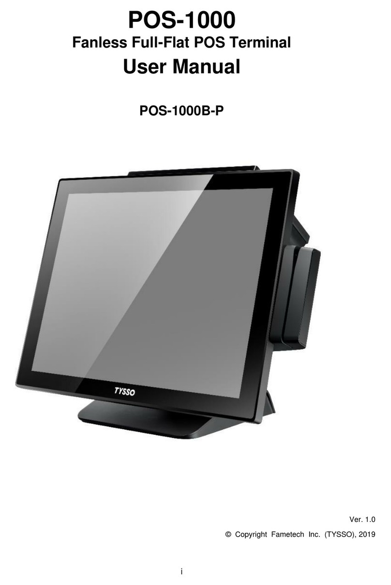 Tysso POS-1000 Series User manual