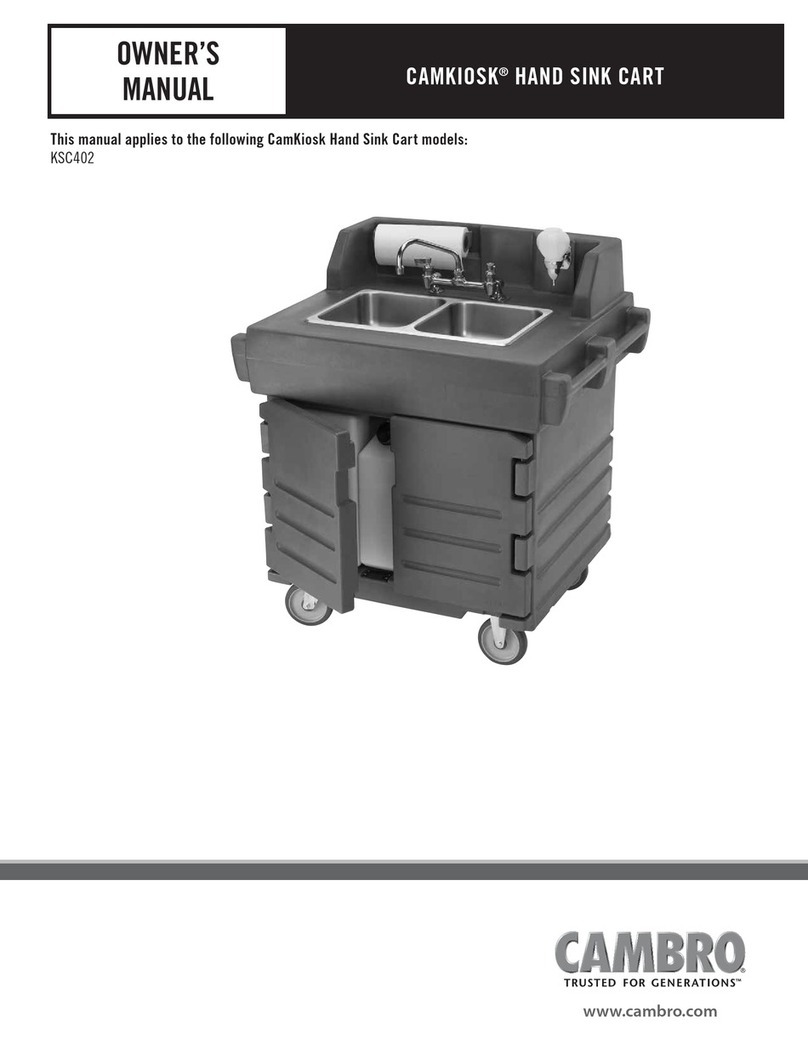 Cambro CamKiosk KSC402 User manual
