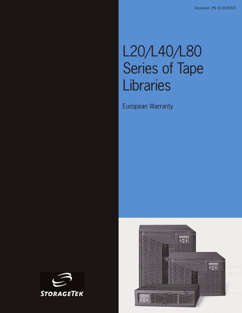 StorageTek L20 Series User manual
