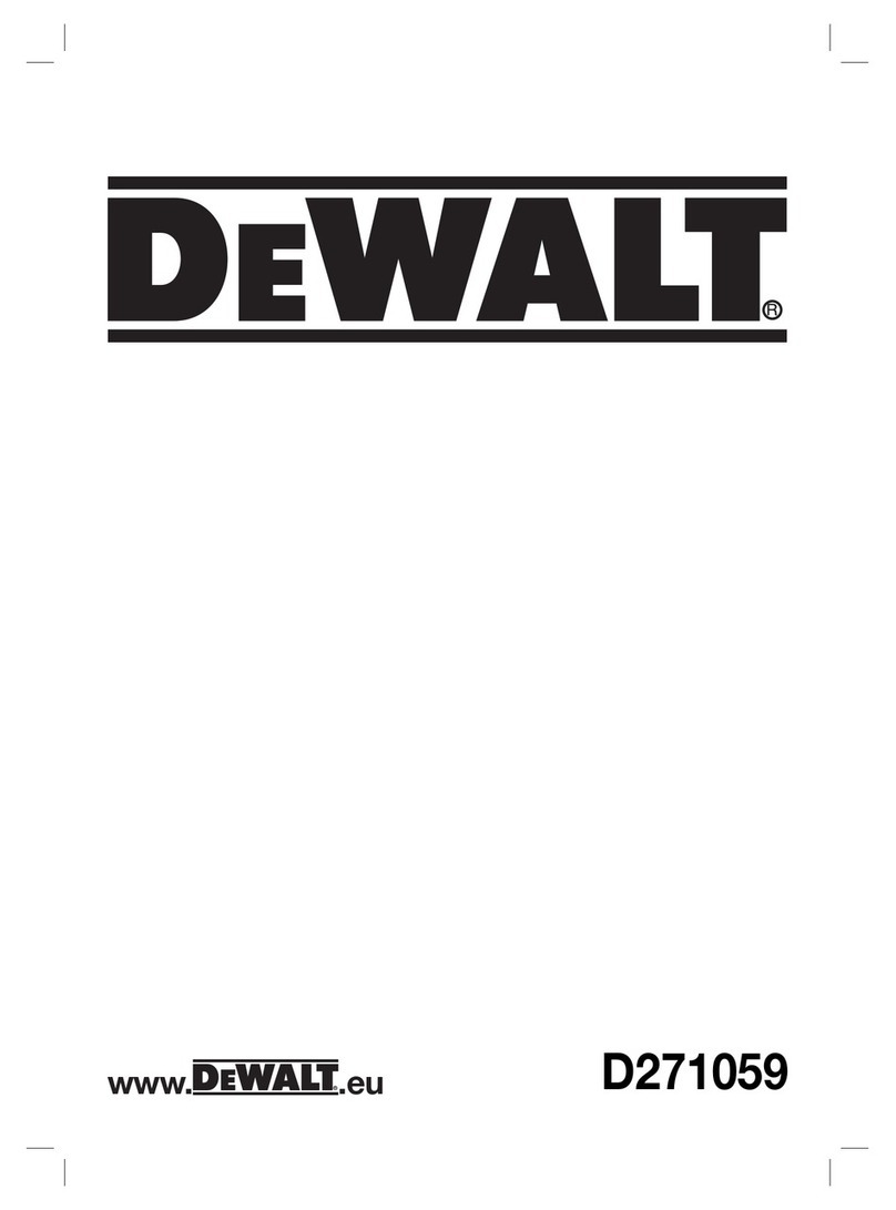 DeWalt D271059 User manual