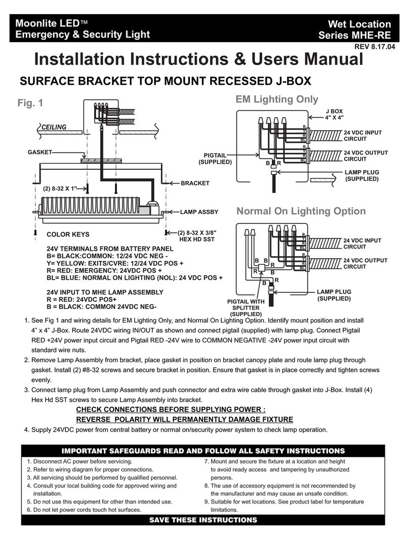 Signtex Moonlite LED MHE Series Manual