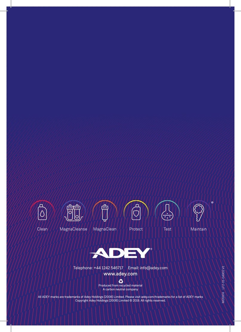 Adey ElectroScale Installation and servicing Adey ElectroScale Installation and servicing