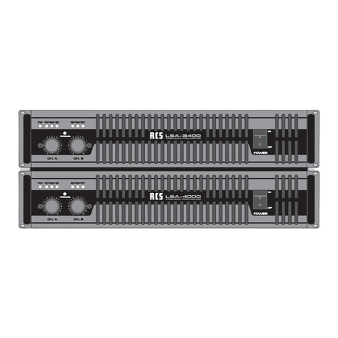 RCS LSA-3400 User manual