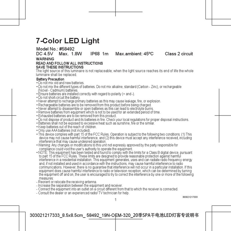 Bestway 58492 quick start guide Bestway 58492 quick start guide