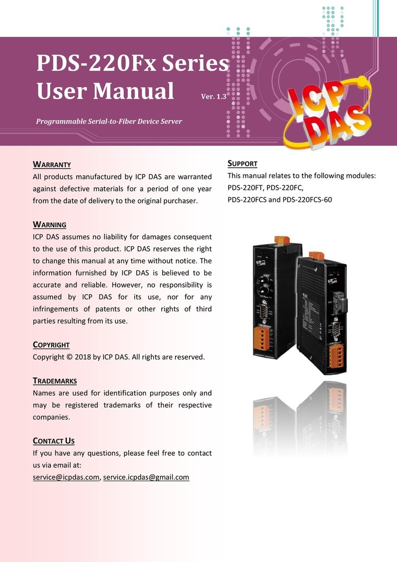ICP DAS USA PDS-220F Series User manual