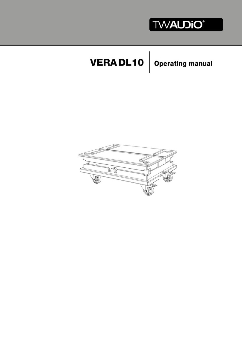 TW Audio VERADL10 operating manual