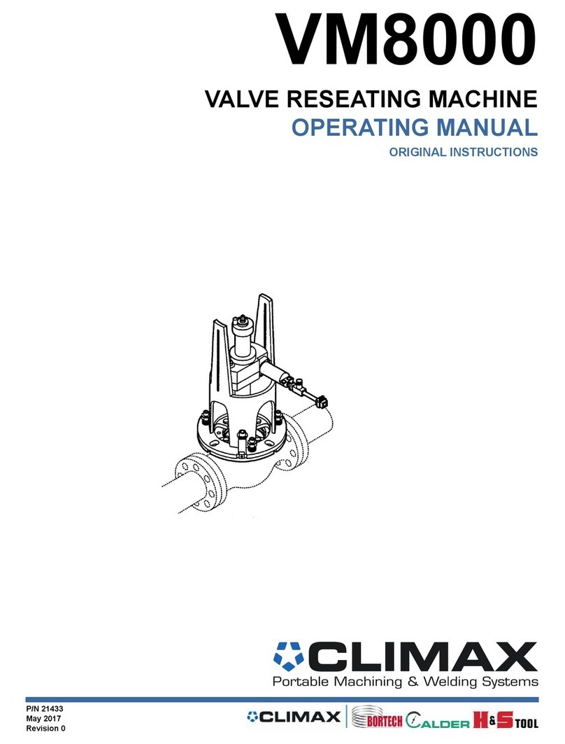 Climax VM8000 operating manual