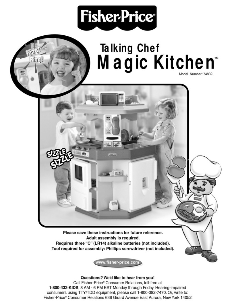 Fisher-Price Talking Chef Magic Kitchen 74839 manual