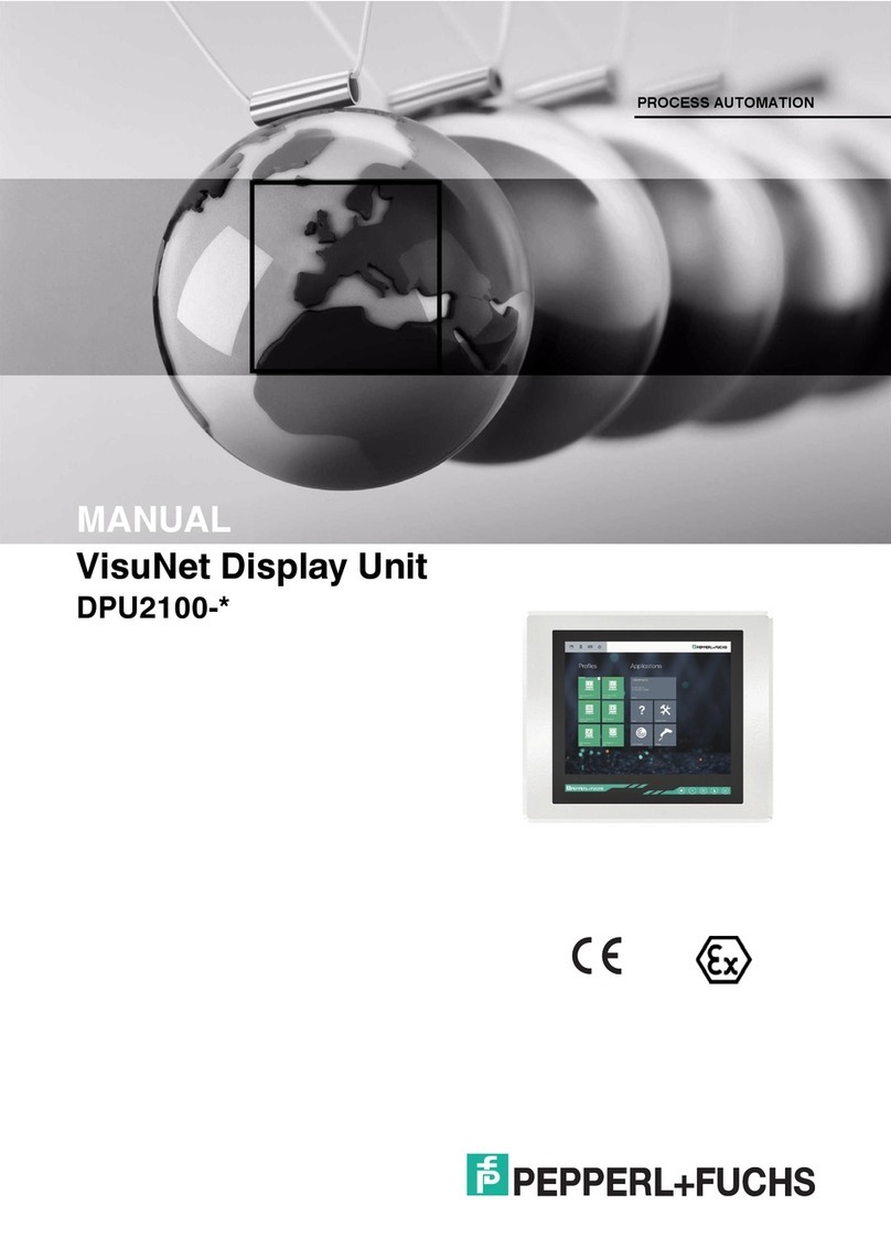 Pepperl+Fuchs VisuNet DPU2100 Series User manual