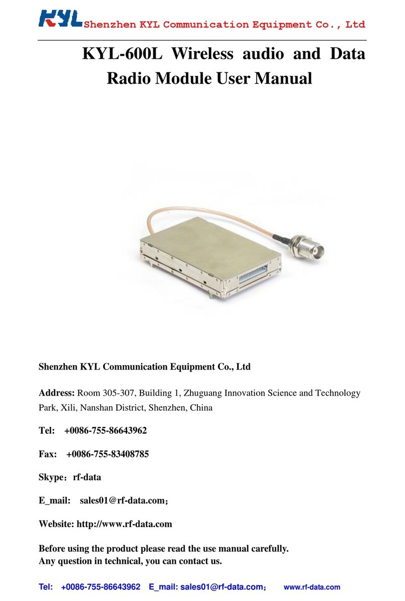KYL KYL-600L user manual