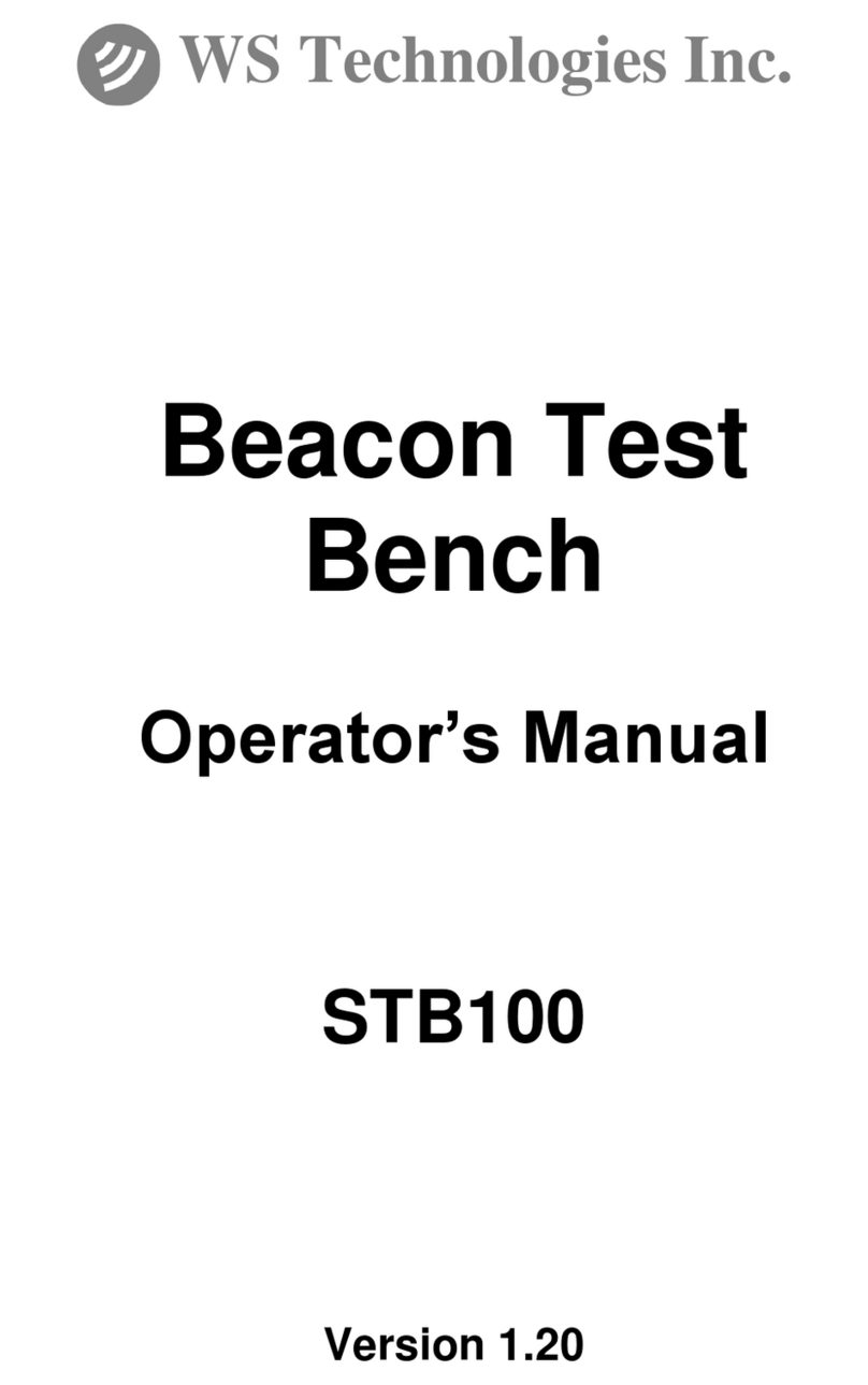 WS Technologies STB100 Operator's manual
