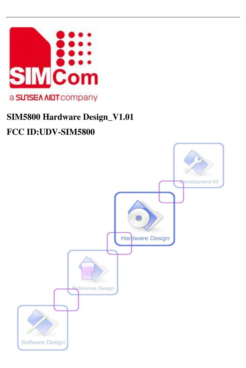 Sunsea AIoT SIMCom SIM5800 Hardware design