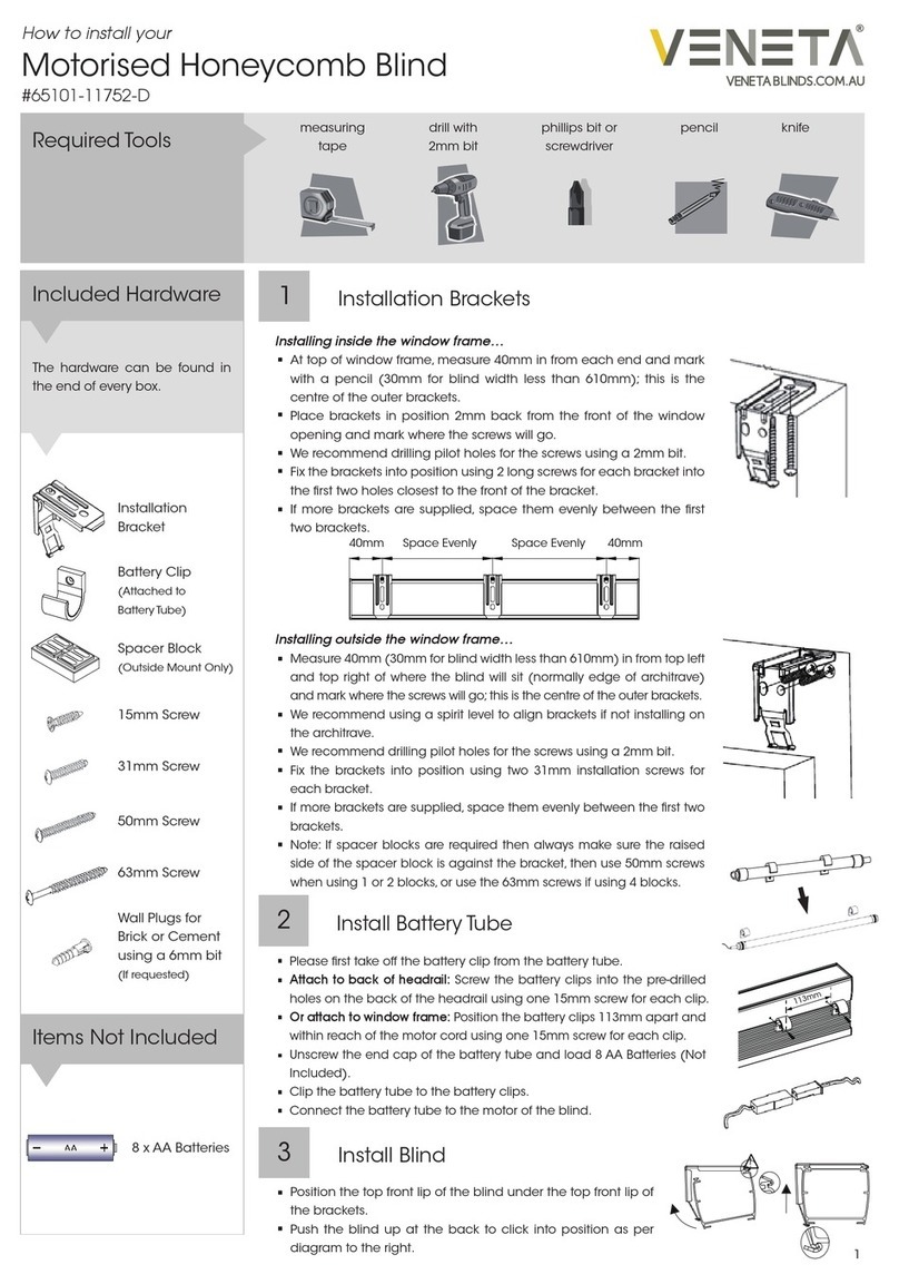 VENETA 65101-11752-D Instruction sheet VENETA 65101-11752-D Instruction sheet