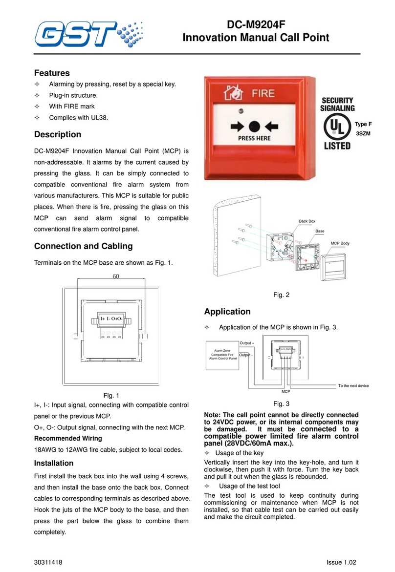GST DC-M9204F User manual