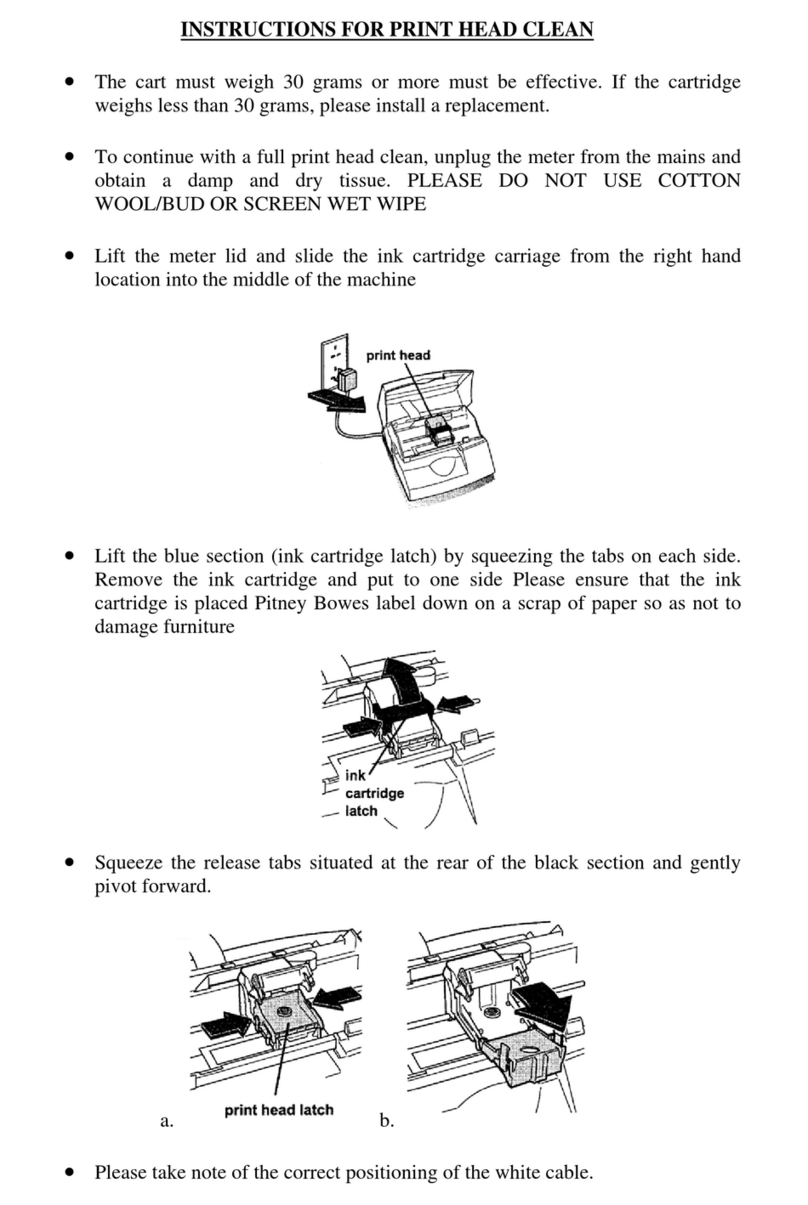 Pitney Bowes E725 User manual