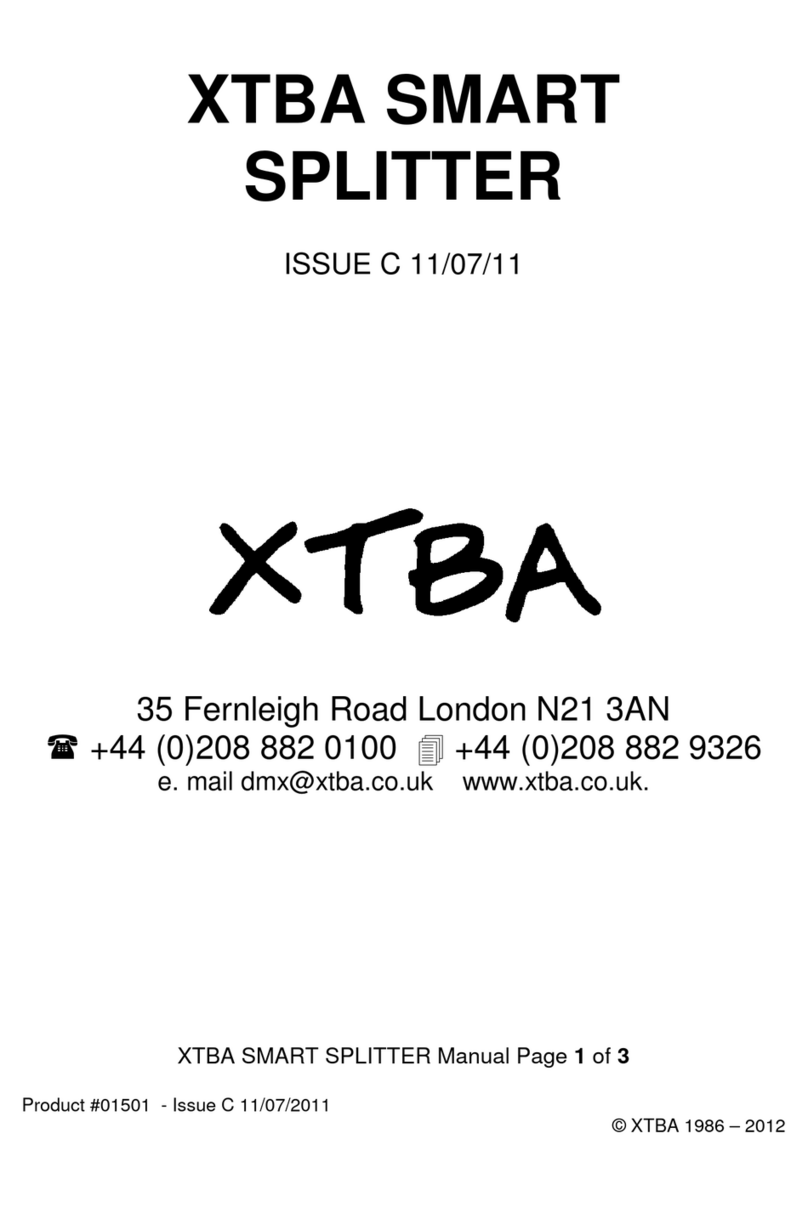 XTBA SMART SPLITTER manual XTBA SMART SPLITTER manual