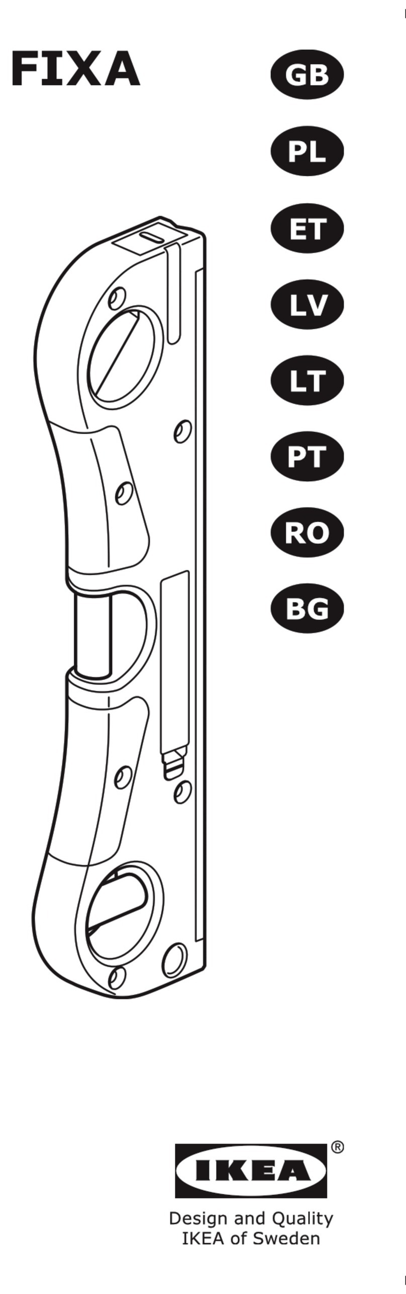 IKEA FIXA User manual