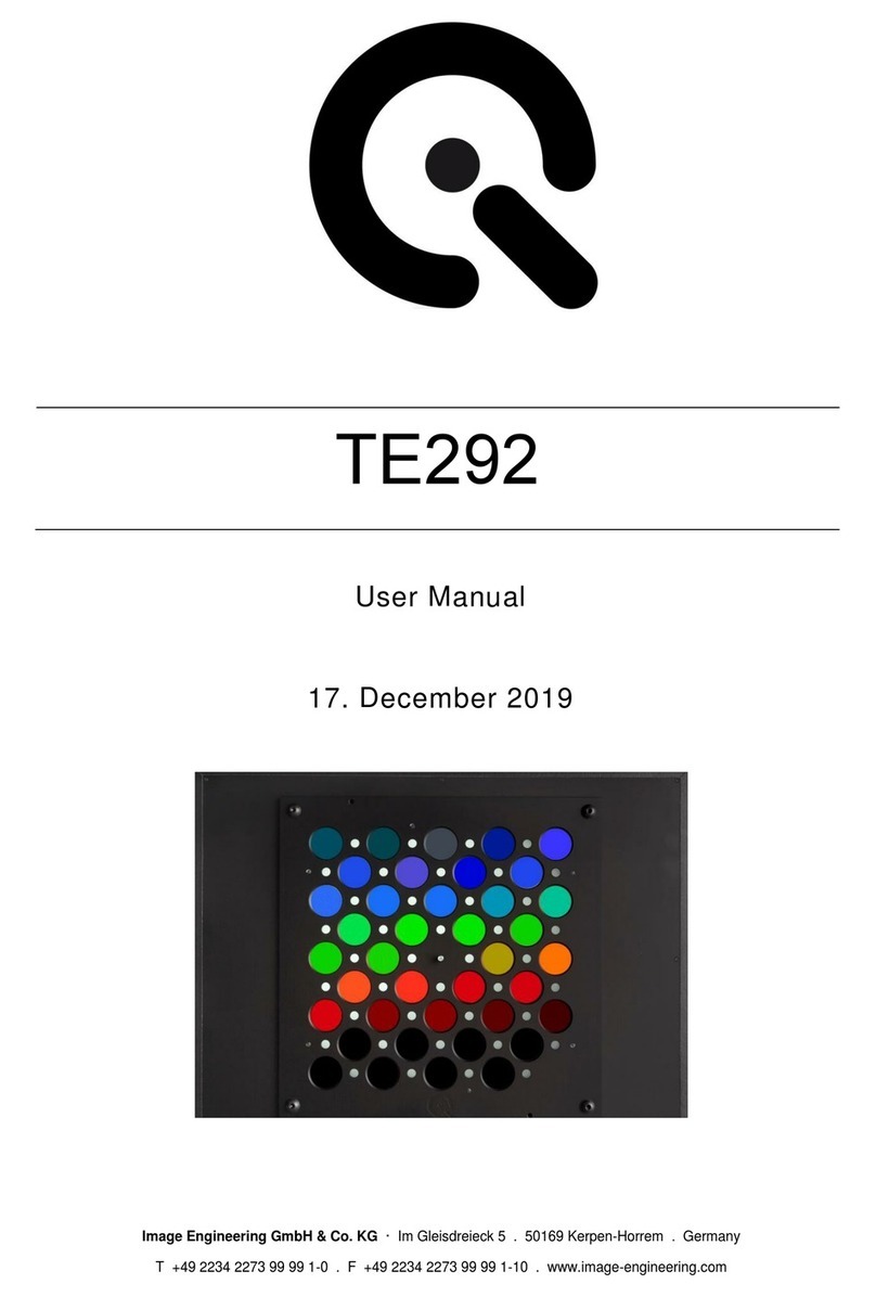 Image Engineering TE292 user manual