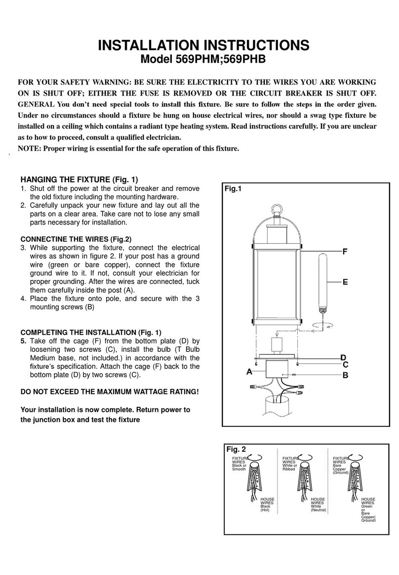 Z-Lite 569PHM installation instructions Z-Lite 569PHM installation instructions