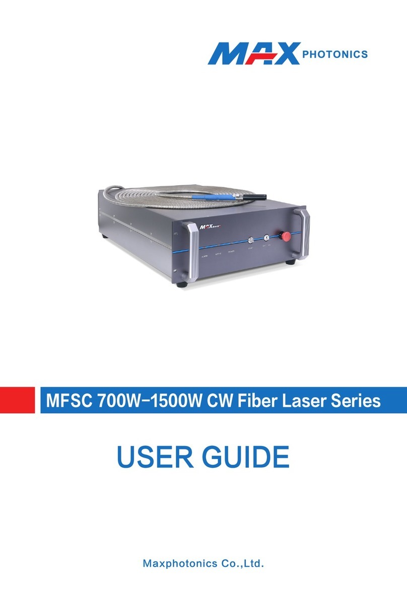 MAXPhotonics MFSC CW Fiber Laser Series user guide