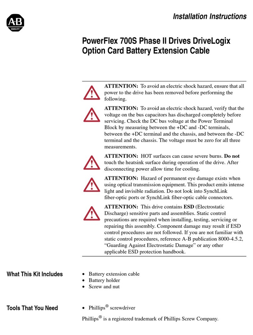 Rockwell Automation PowerFlex 700S User manual