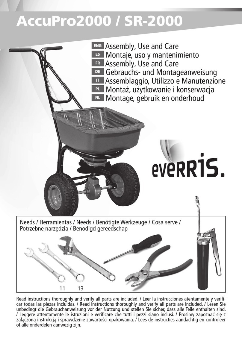 everris AccuPro2000 Assembly, use and care everris AccuPro2000 Assembly, use and care