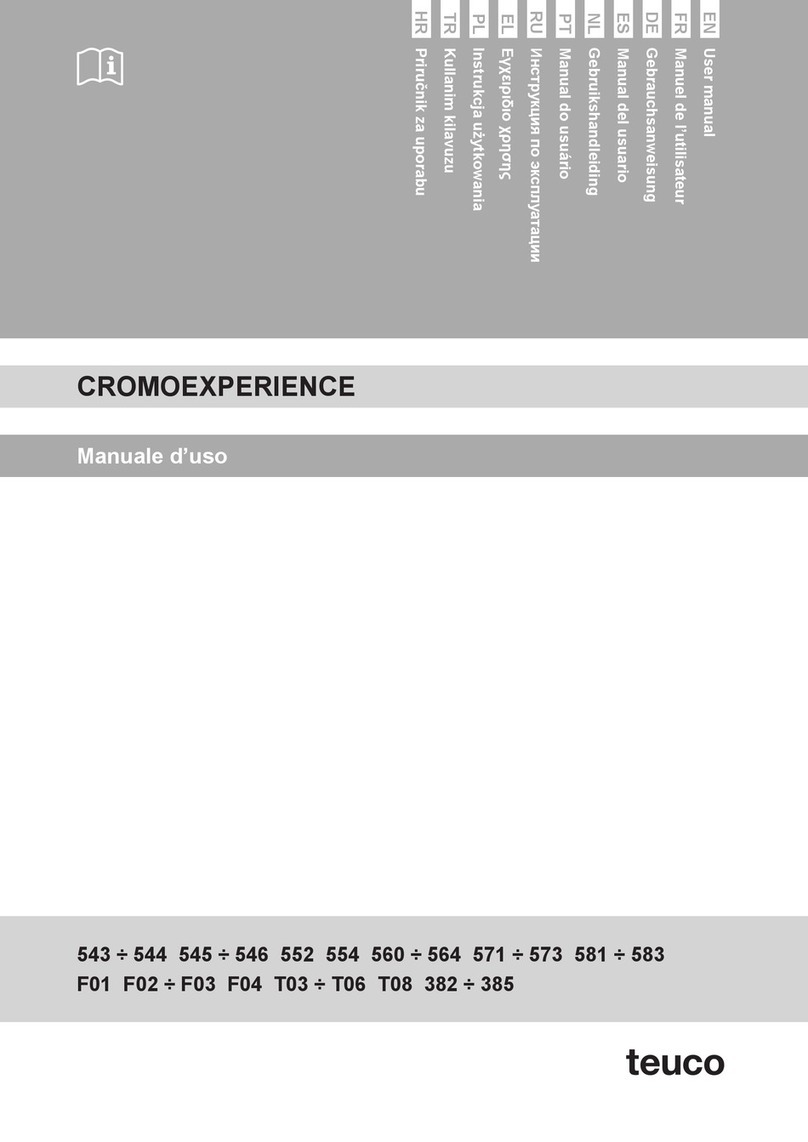 Teuco CROMOEXPERIENCE user manual Teuco CROMOEXPERIENCE user manual