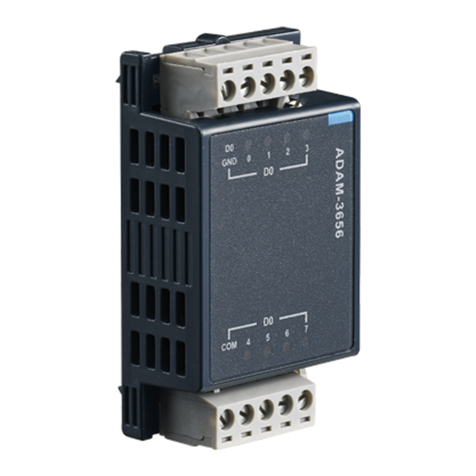 Advantech ADAM-3656 Installation and operation manual