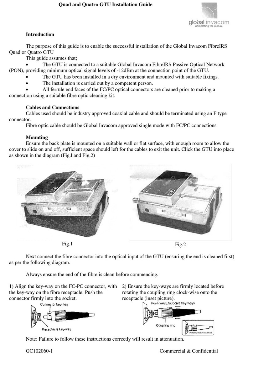 Global Invacom Quad GTU installation guide