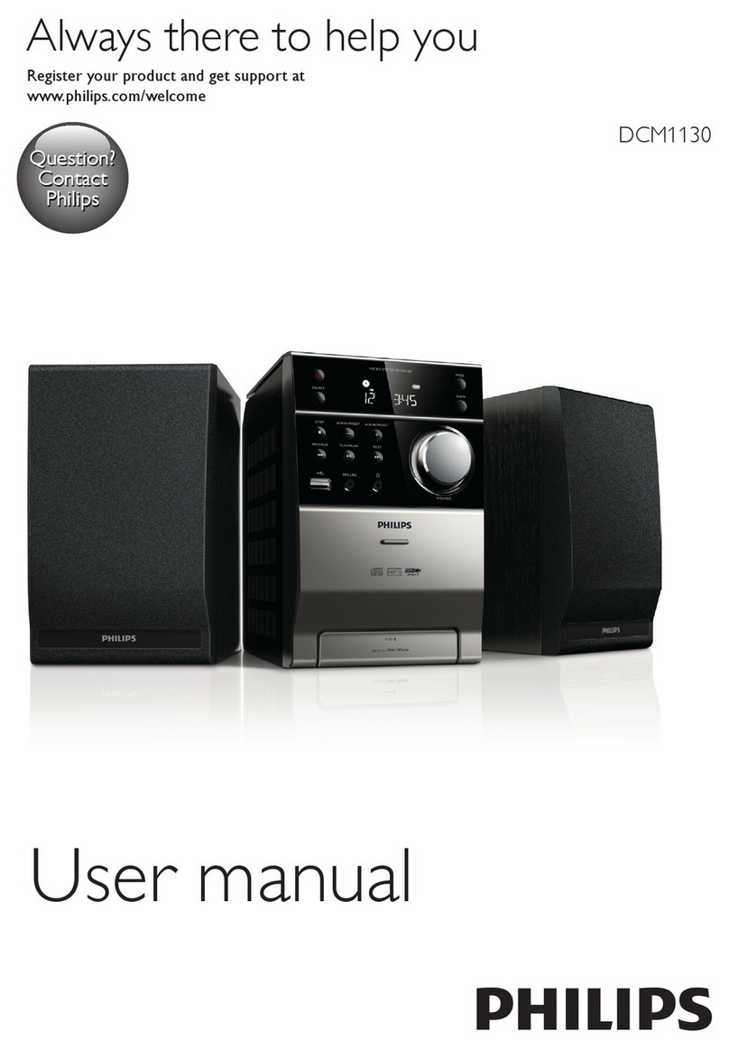 Philips DCM1130 User manual