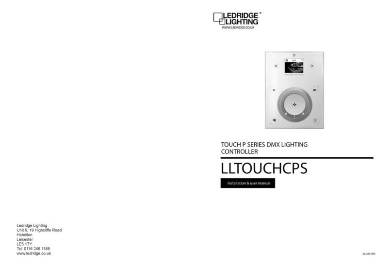 Ledridge Lighting Touch P Series Installation & user manual