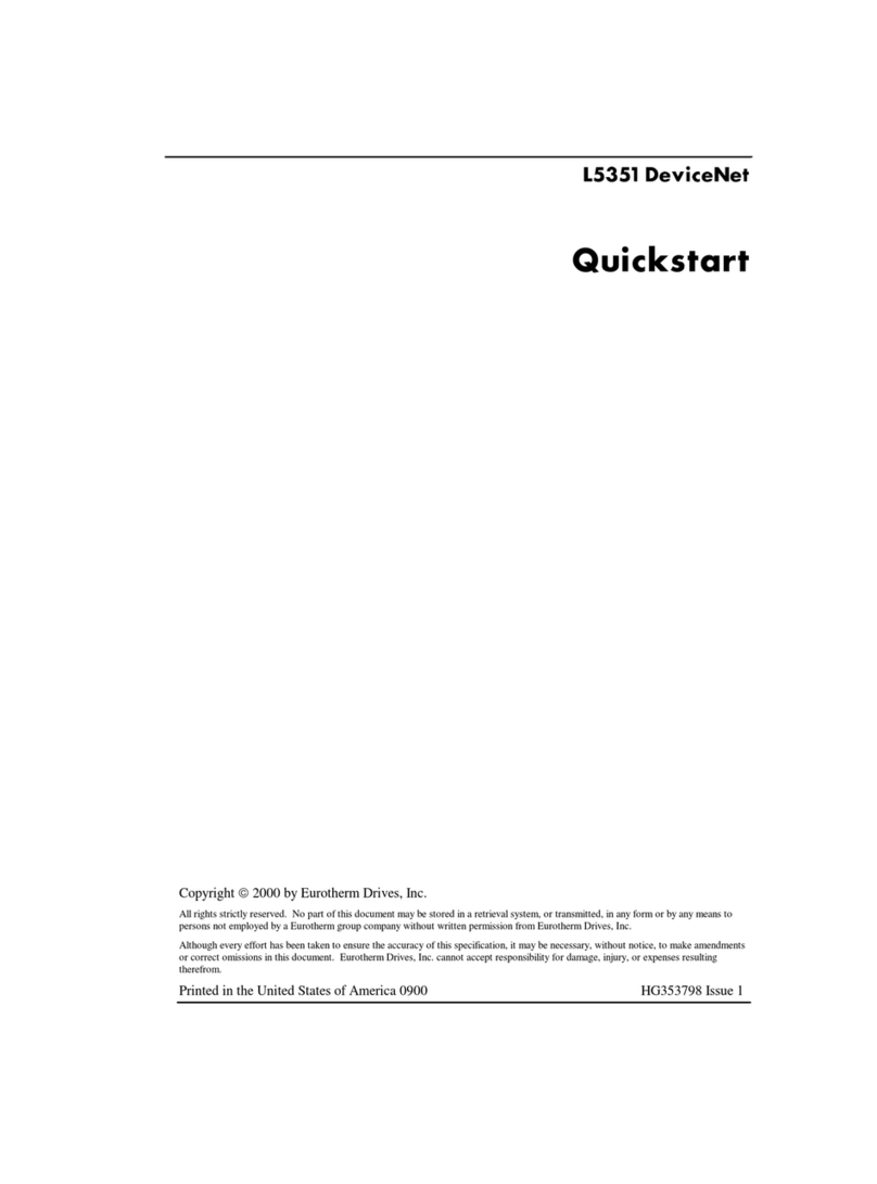 Eurotherm Drives L5351 DeviceNet quick start